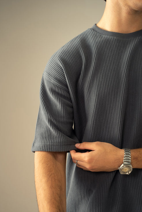 Steal grey T Shirt for Men