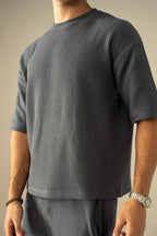 Ottoman Knit Textured T-Shirt (OST-03)