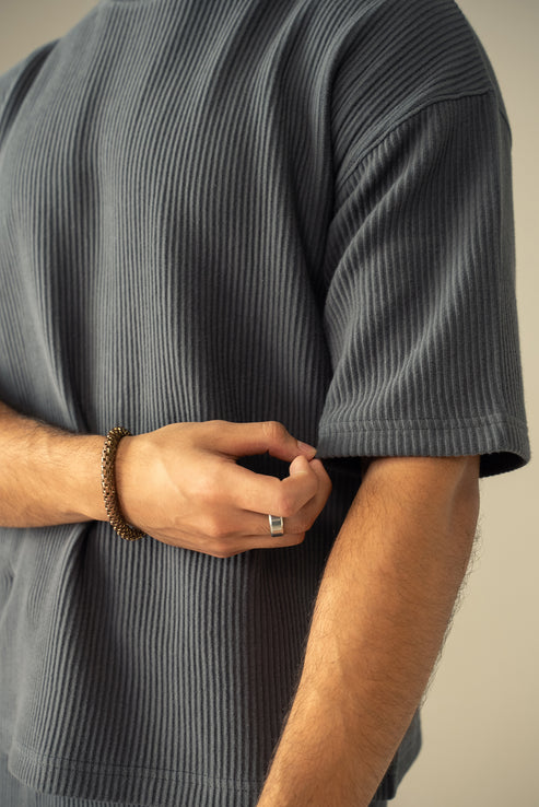 Steal grey T Shirt for Men