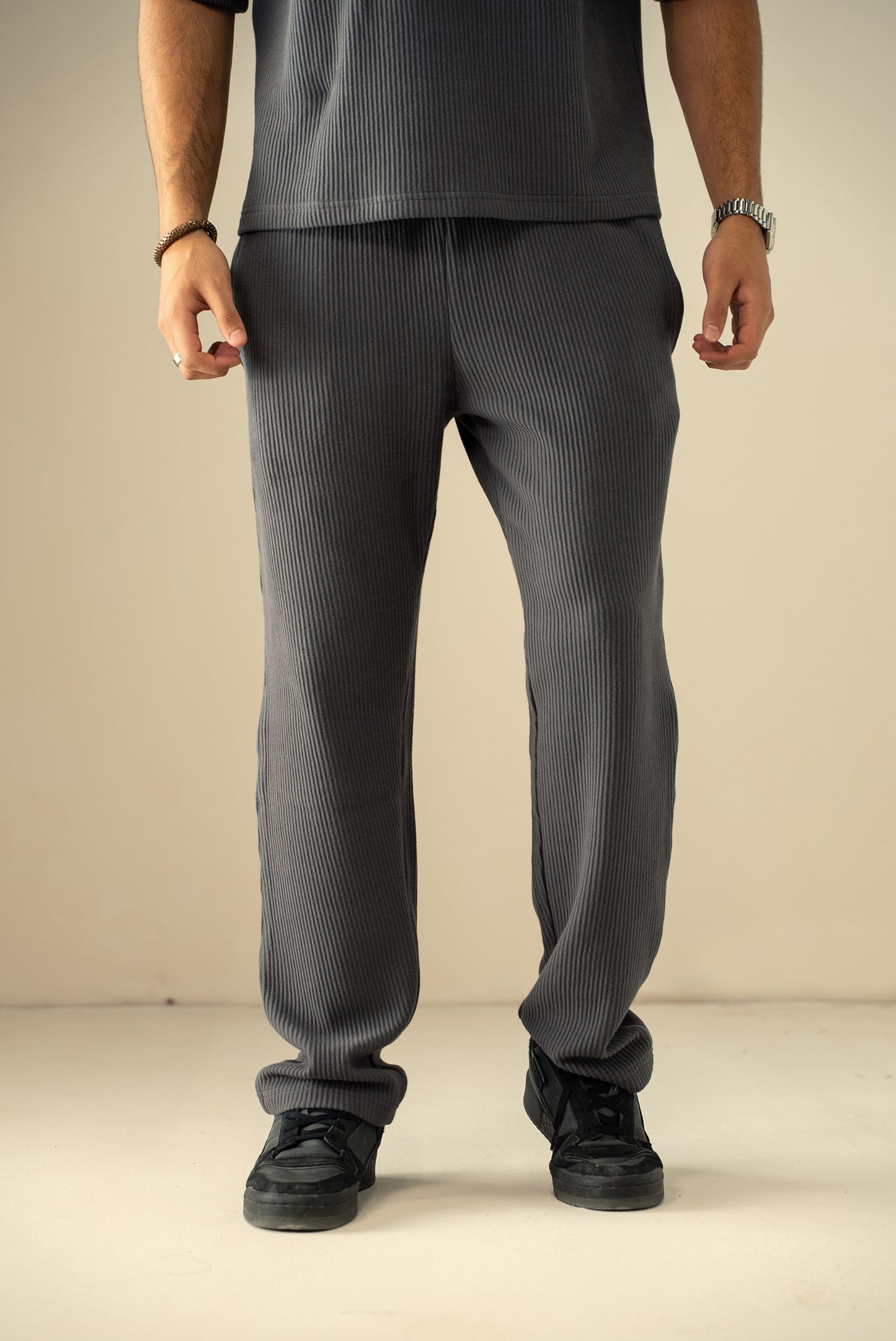 Ottoman Knit Textured Trouser (RFT-03)