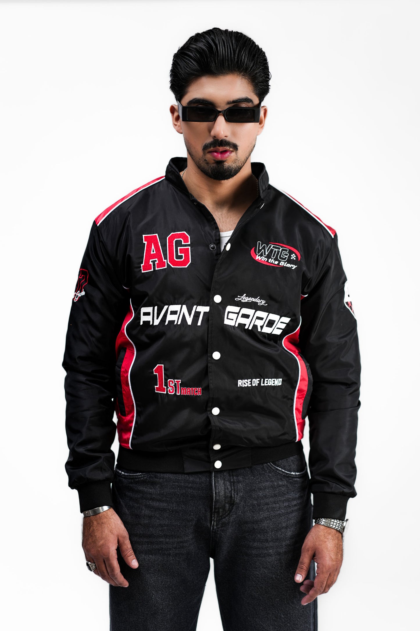 Racing Jacket - BLK/RED