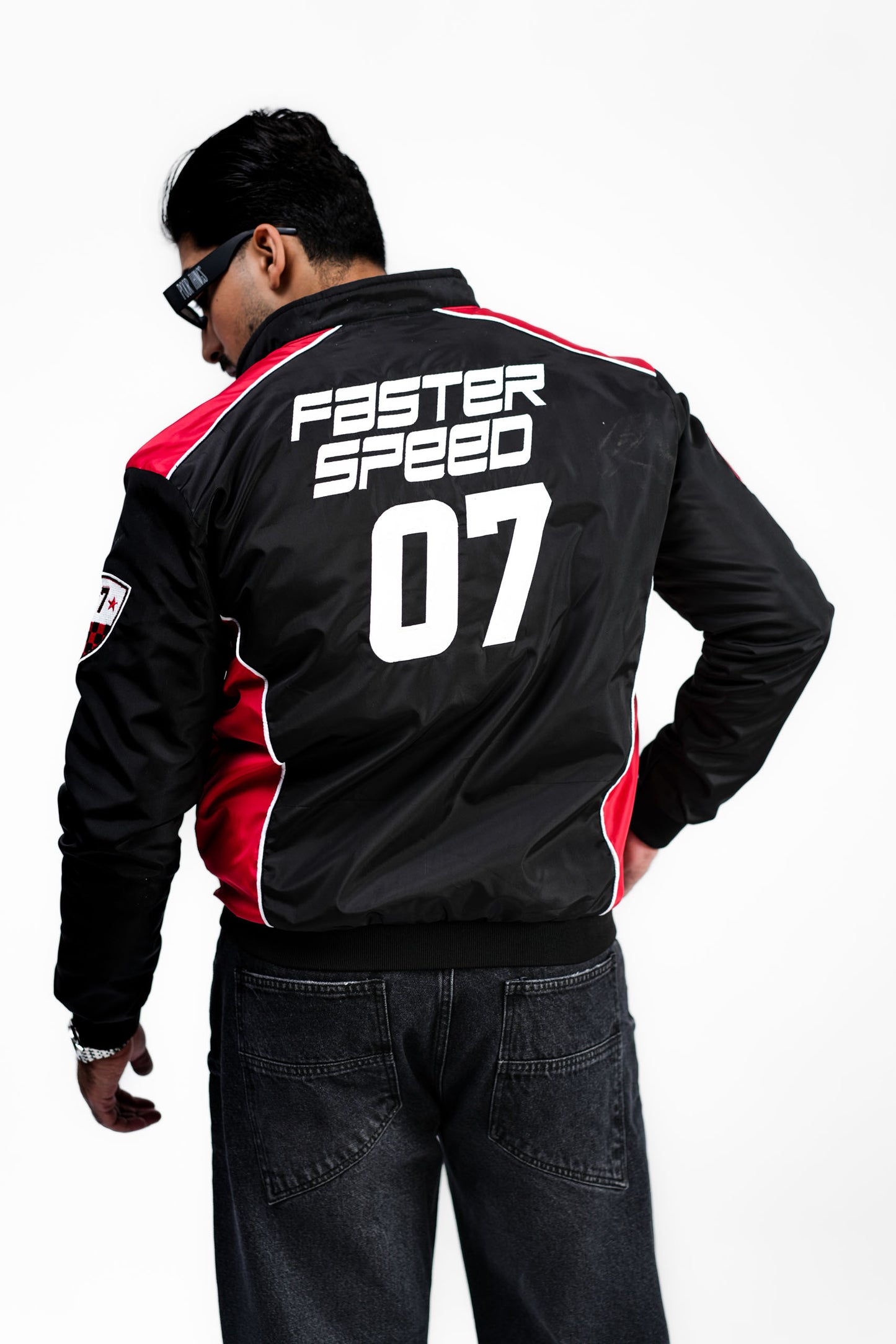 Racing Jacket - BLK/RED