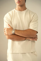 Ottoman Knit Textured T-Shirt (OST-02)