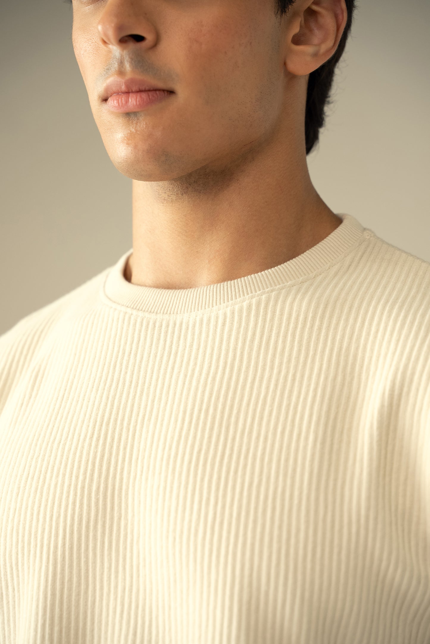 Ottoman Knit Textured T-Shirt (OST-02)