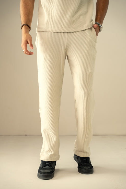 Cream Trousers for Men