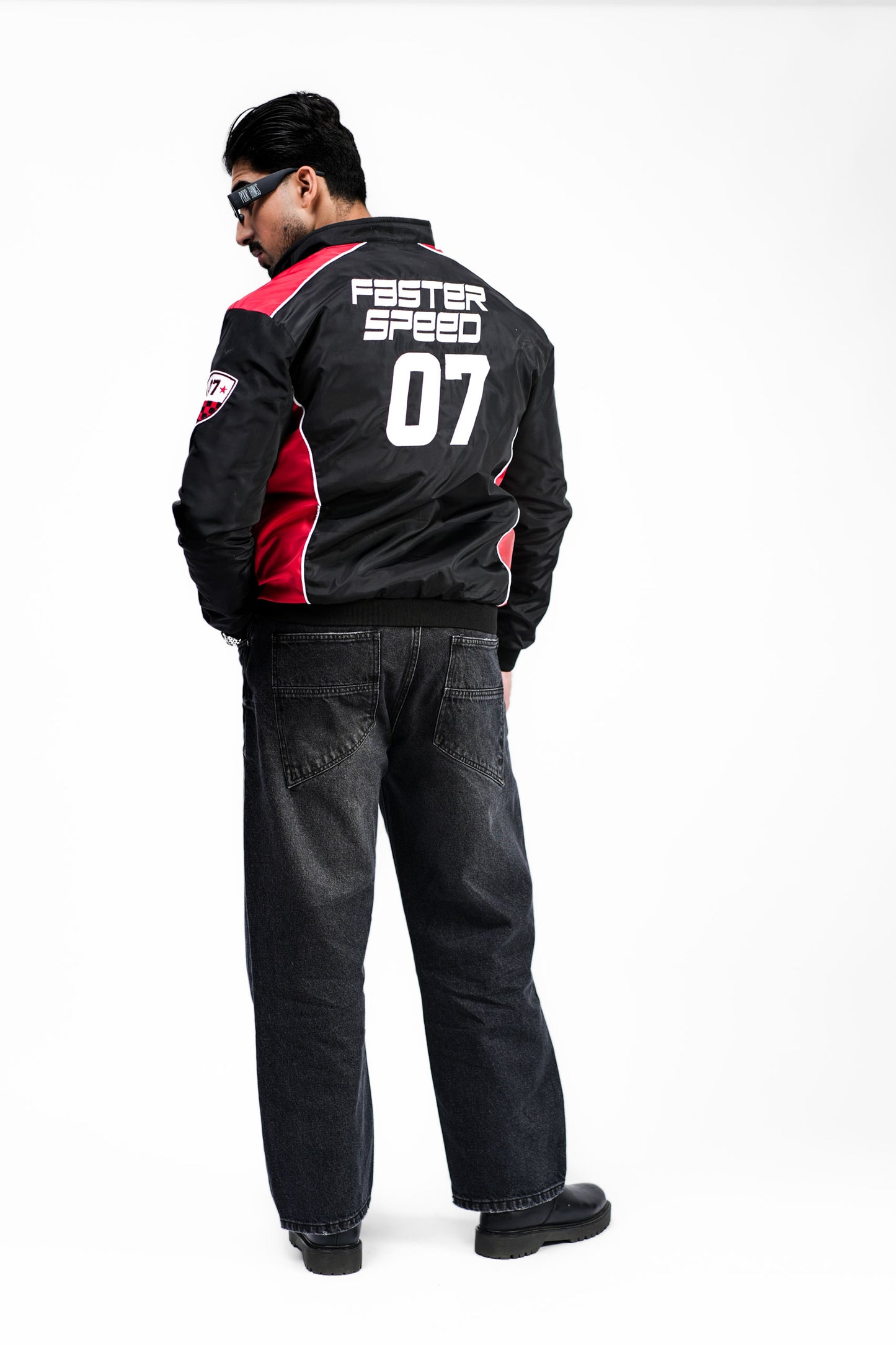 Racing Jacket - BLK/RED