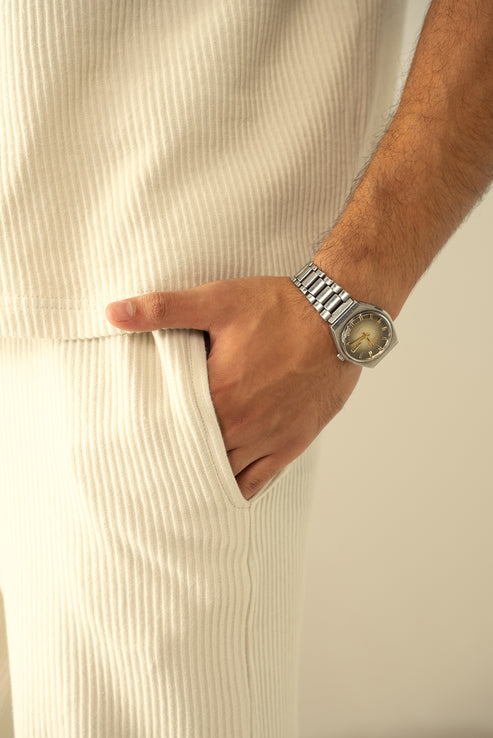 Cream Trousers for Men