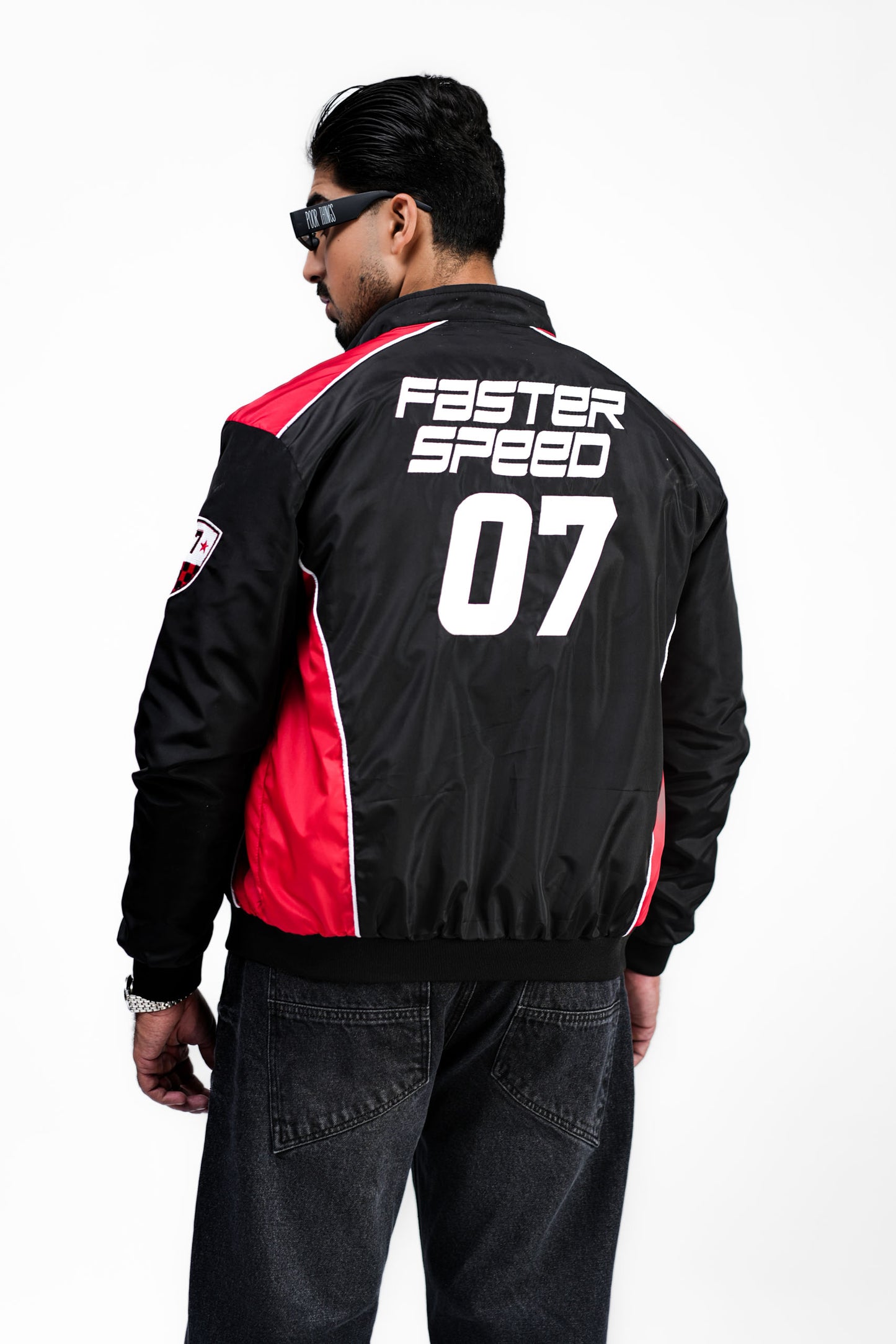 Racing Jacket - BLK/RED