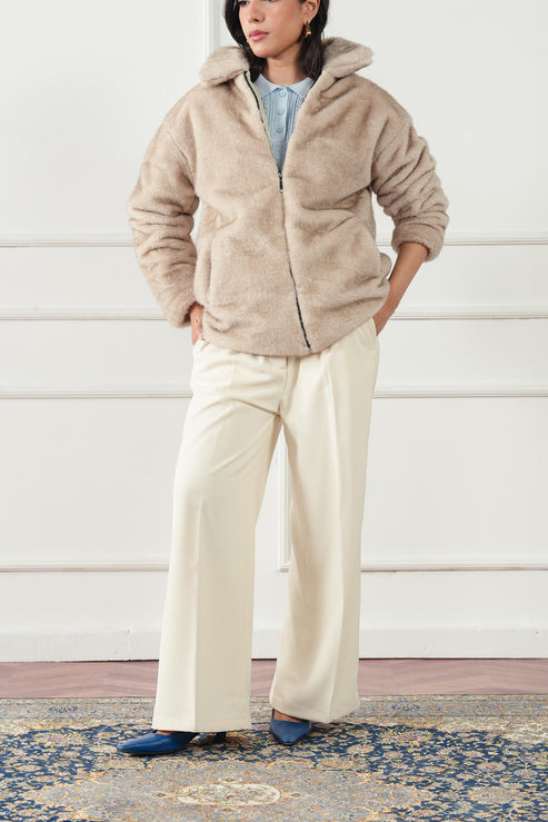 Cream Jacket for Women