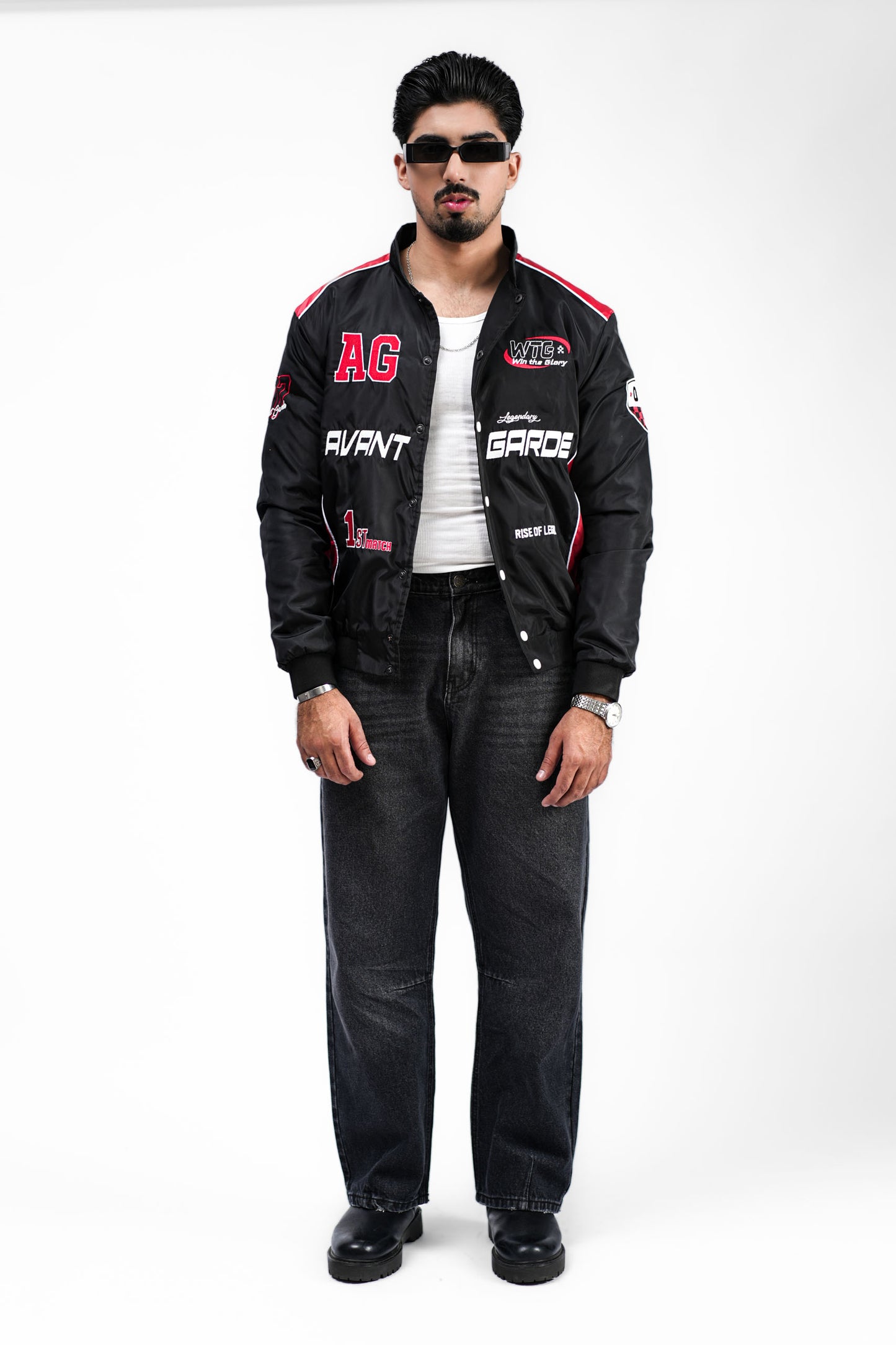 Racing Jacket - BLK/RED