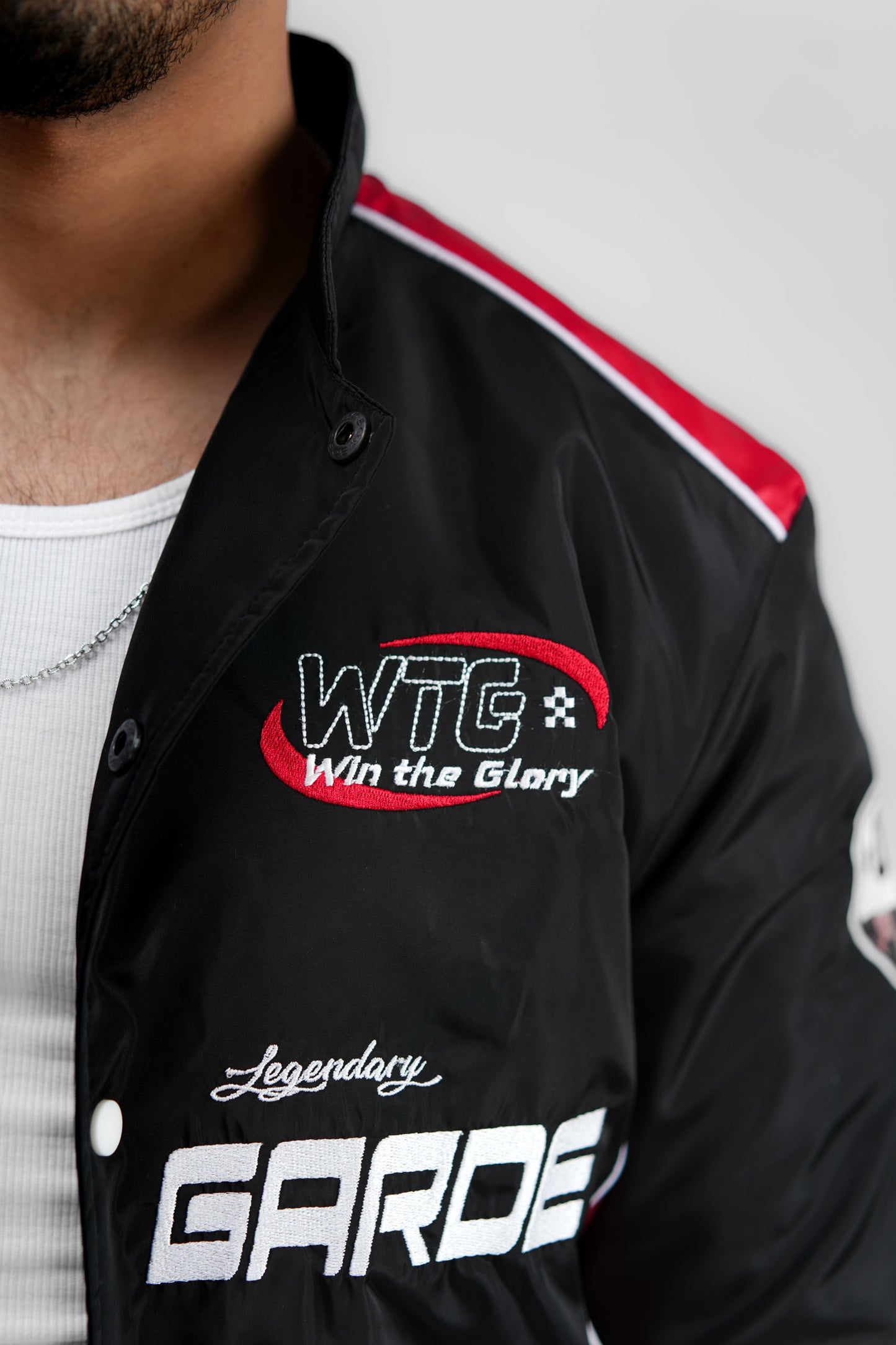 Racing Jacket - BLK/RED