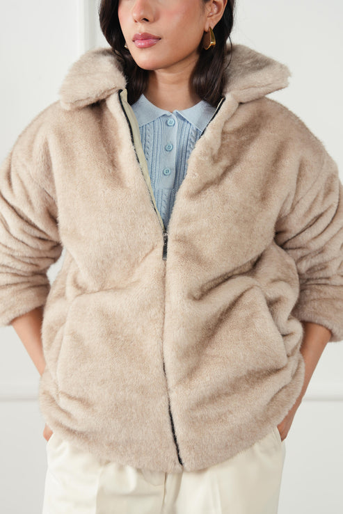 Cream Jacket for Women