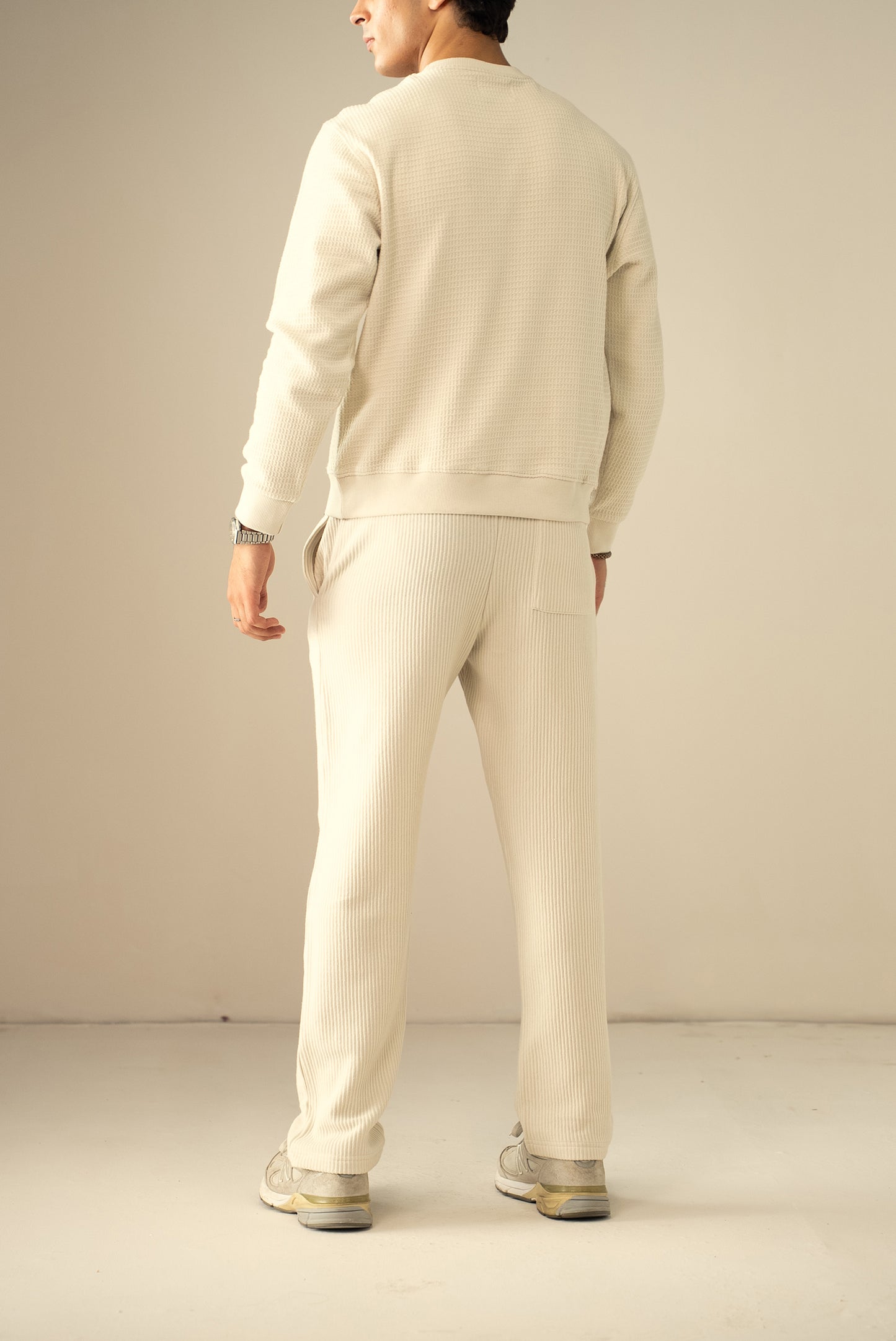 Waffle Knit Sweatshirt (MSS-01)