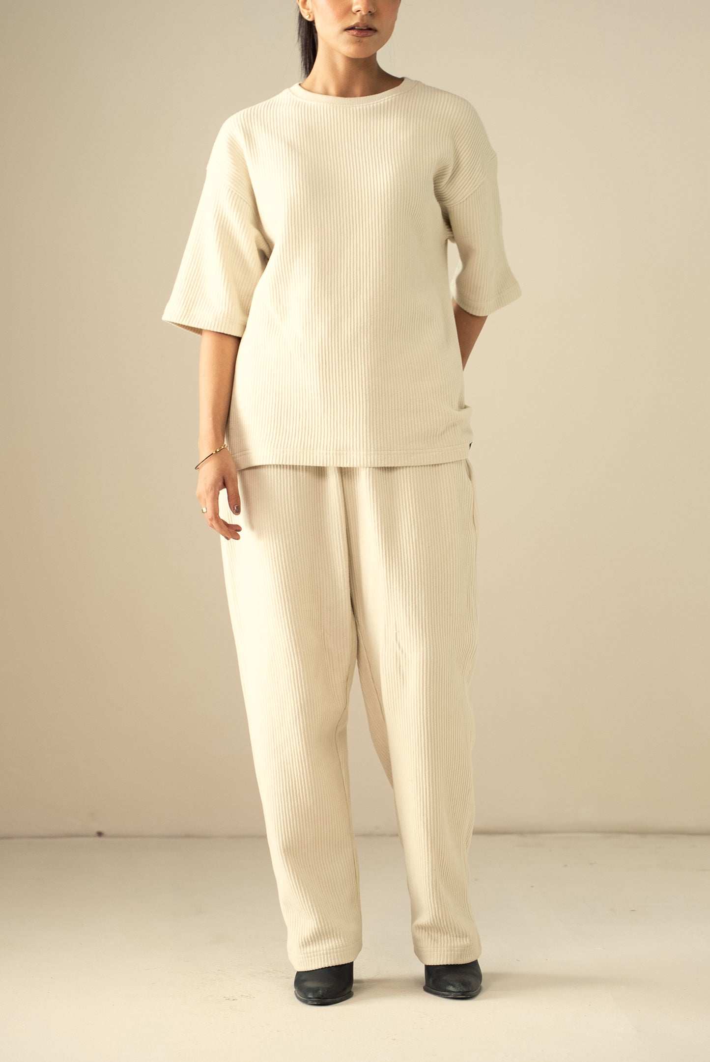 Ottoman Knit Textured T-Shirt (WTS-02)