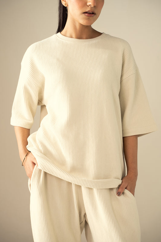 Ottoman Knit Textured T-Shirt (WTS-02)