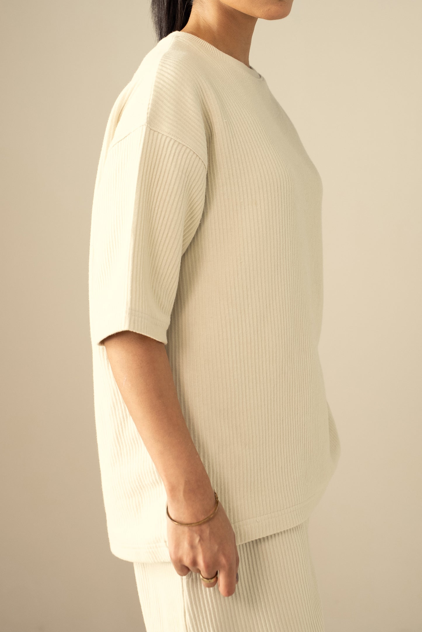 Ottoman Knit Textured T-Shirt (WTS-02)
