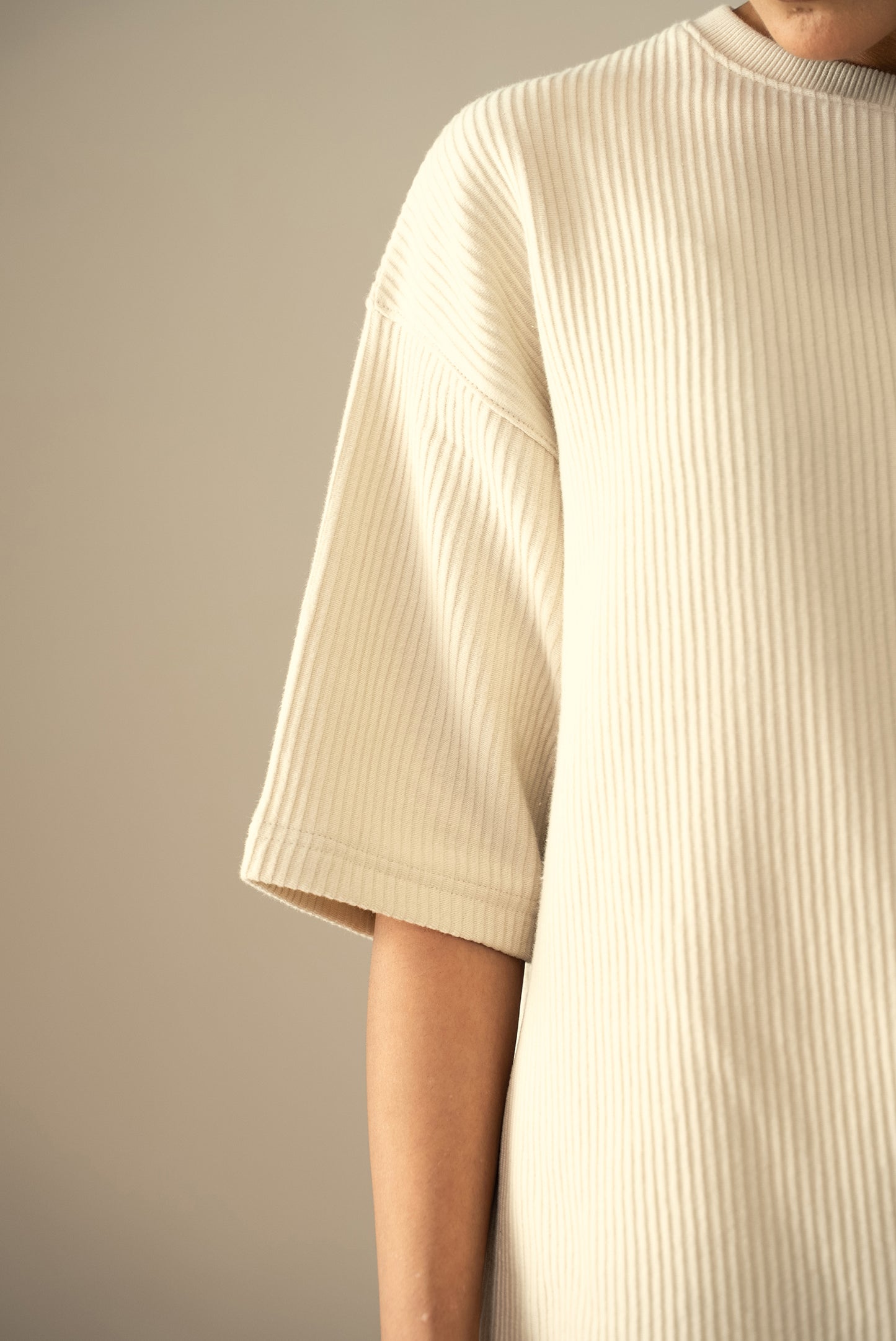 Ottoman Knit Textured T-Shirt (WTS-02)