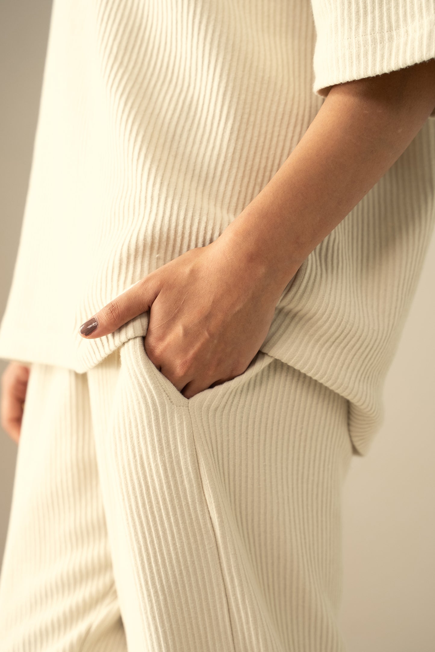 Ottoman Knit Textured Trouser (WRT-02)