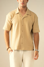Waffle Knit Cuban Shirt (MBD-02)