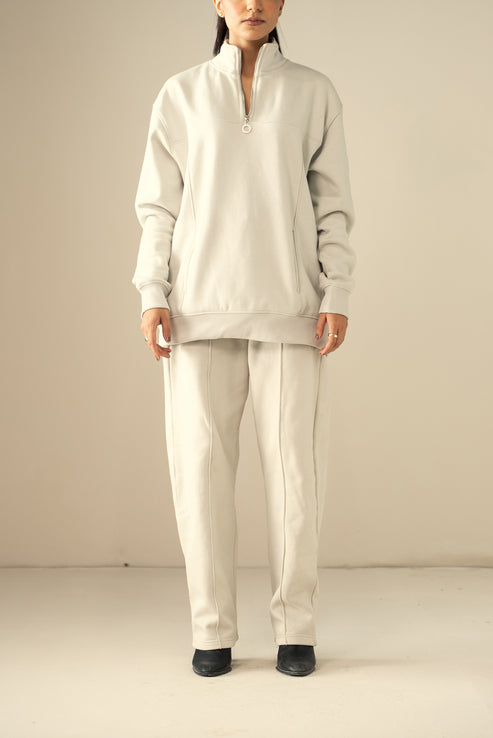 Cream Sweatshirt for Unisex