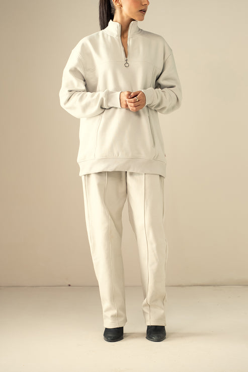 Cream Sweatshirt for Unisex