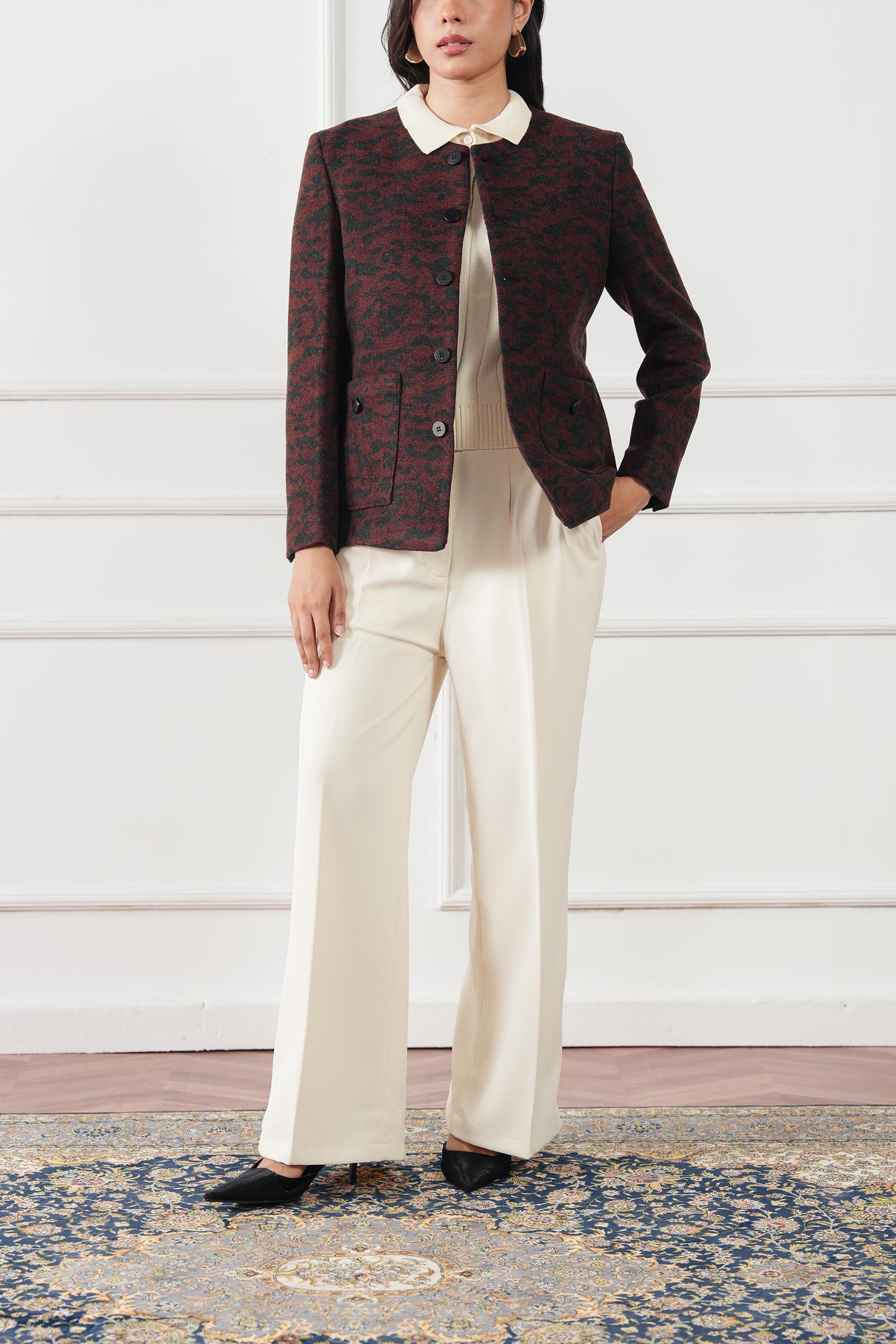 The Bordeaux Wool Jacket