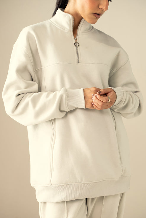 Cream Sweatshirt for Unisex