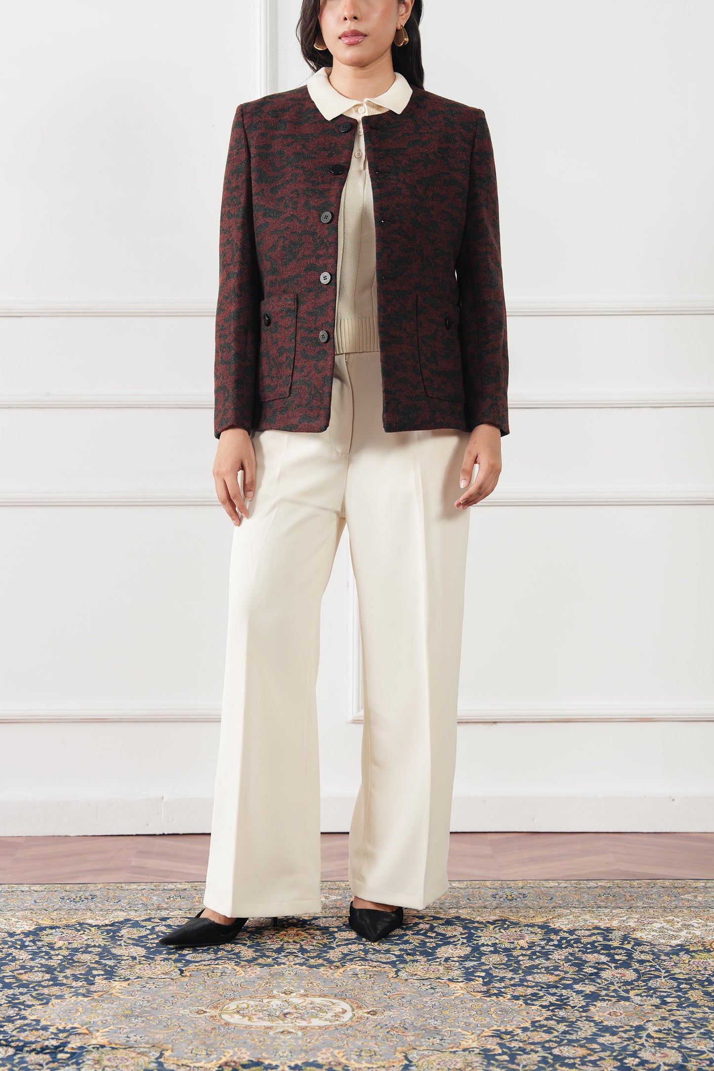 The Bordeaux Wool Jacket
