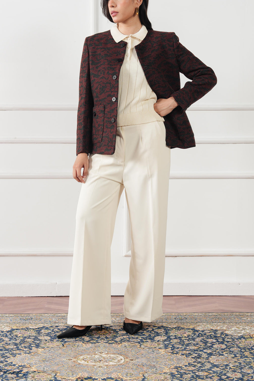 The Bordeaux Wool Jacket