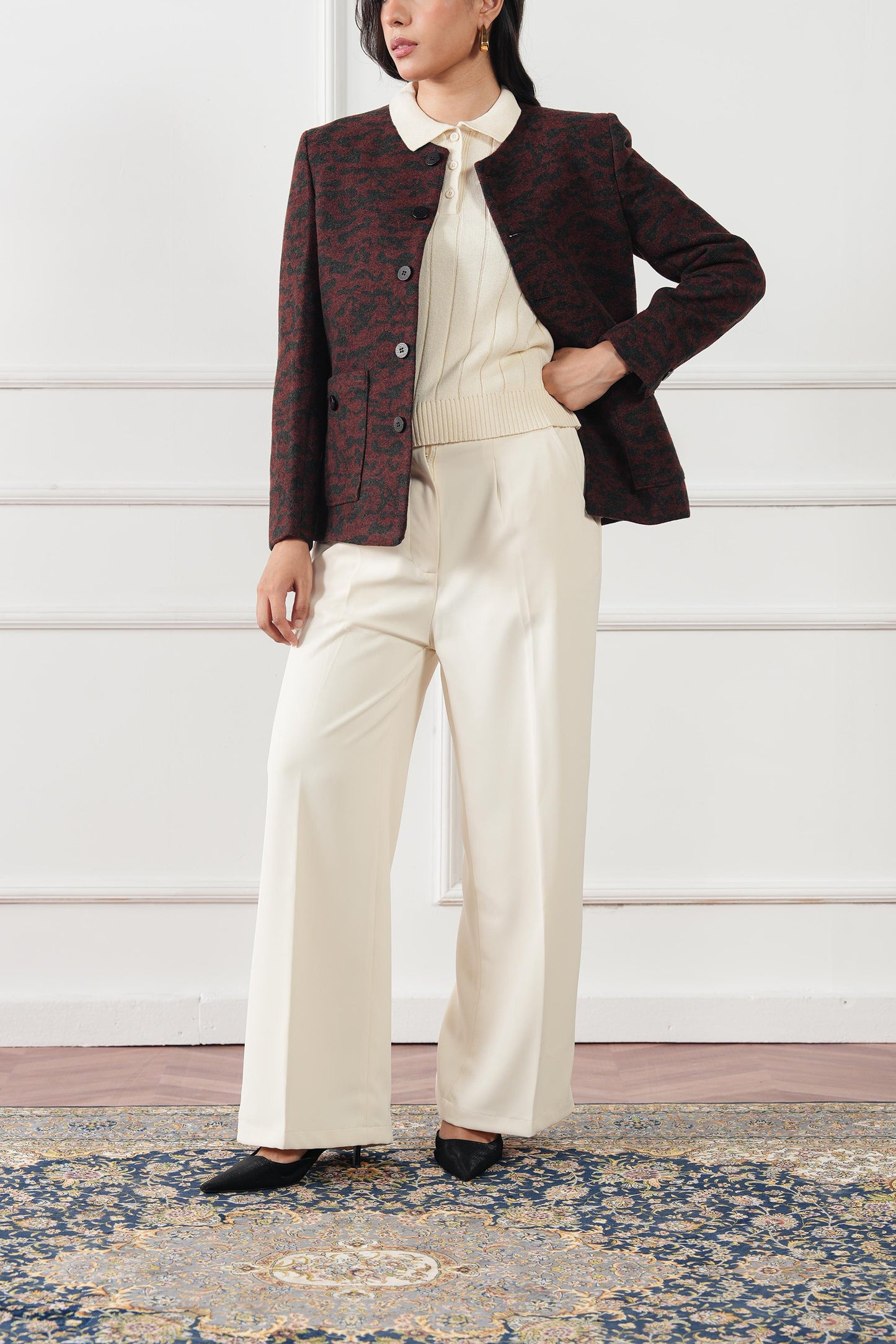 The Bordeaux Wool Jacket