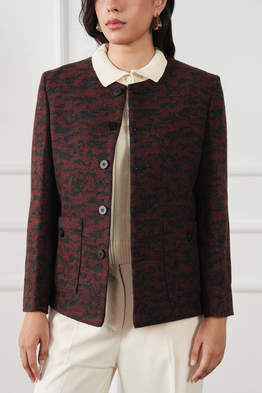 The Bordeaux Wool Jacket
