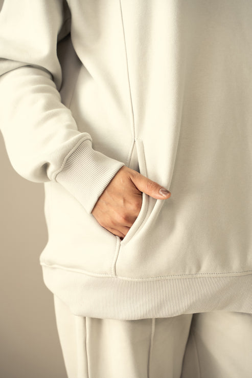 Cream Sweatshirt for Unisex