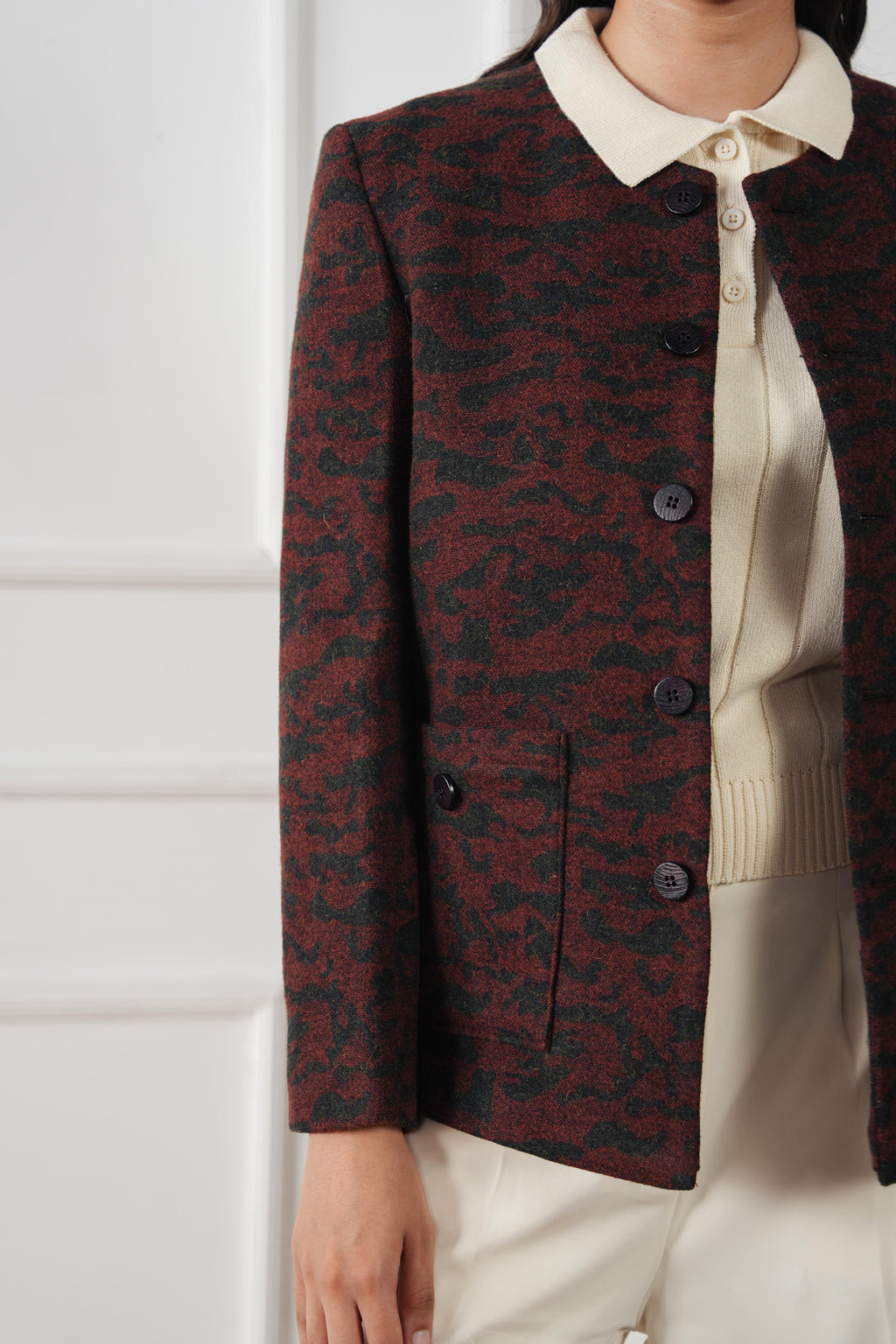 The Bordeaux Wool Jacket
