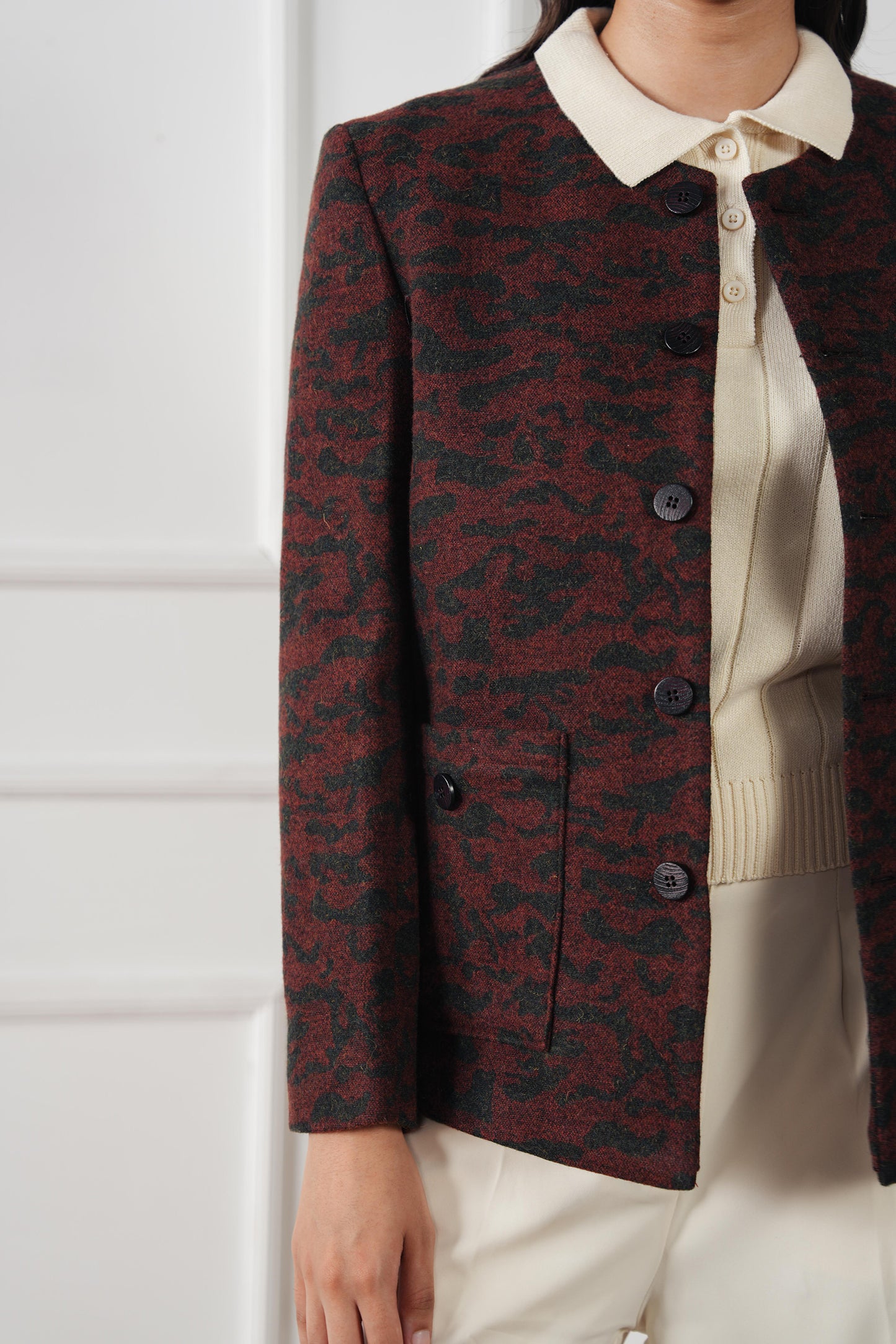 The Bordeaux Wool Jacket