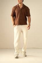 Waffle Knit Cuban Shirt (MBD-01)