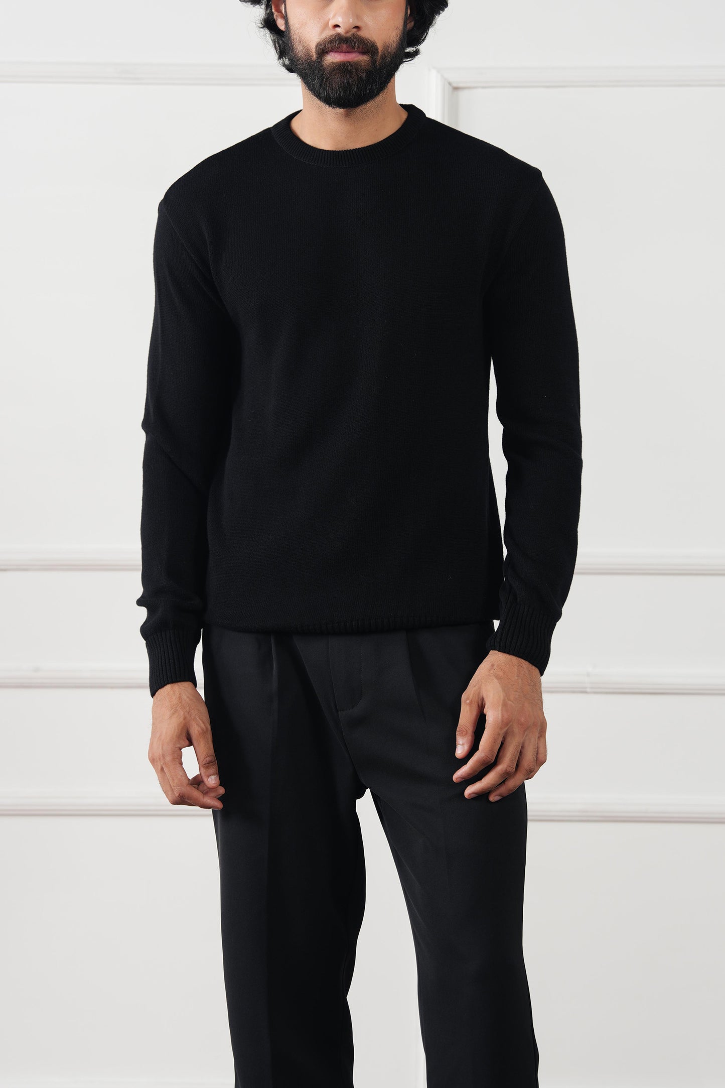 Crew Neck Knit Sweater (MKS-03)