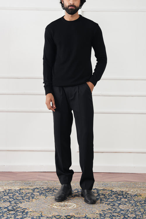 Crew Neck Knit Sweater (MKS-03)