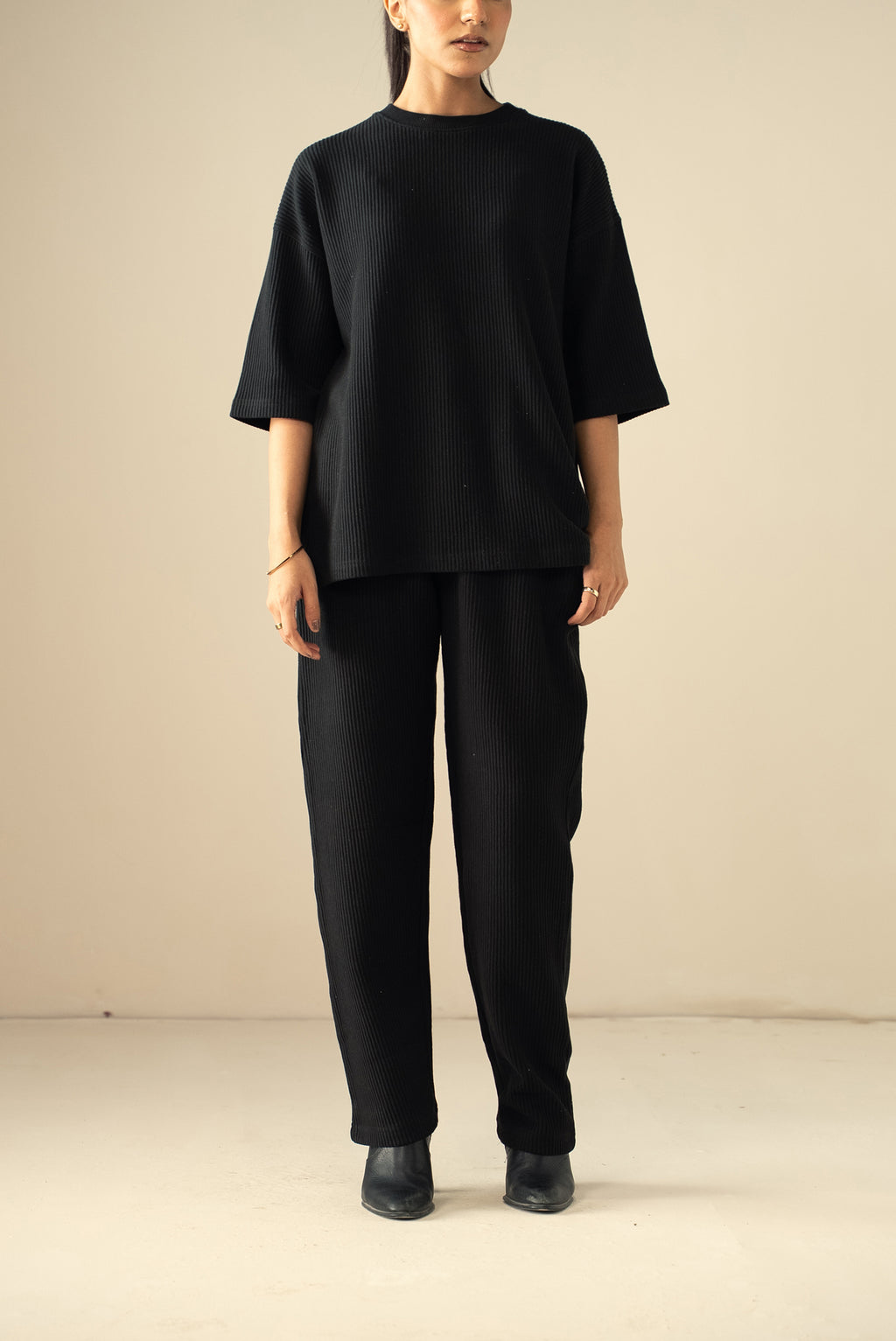 Ottoman Knit Textured T-Shirt (WTS-01)