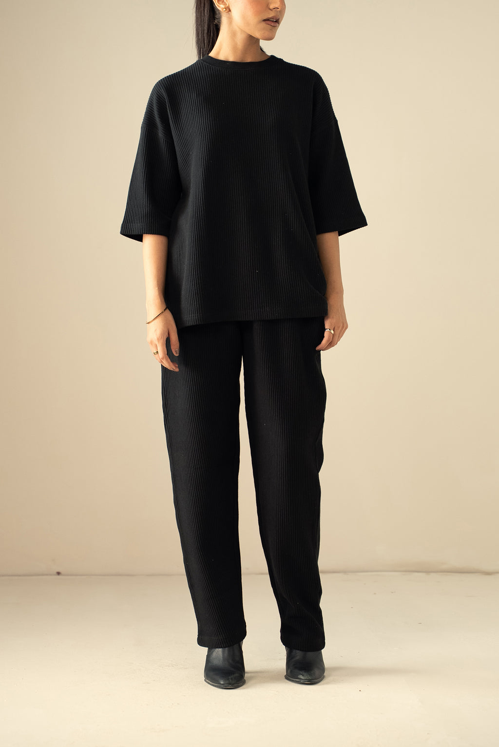 Ottoman Knit Textured Trouser (WRT-01)