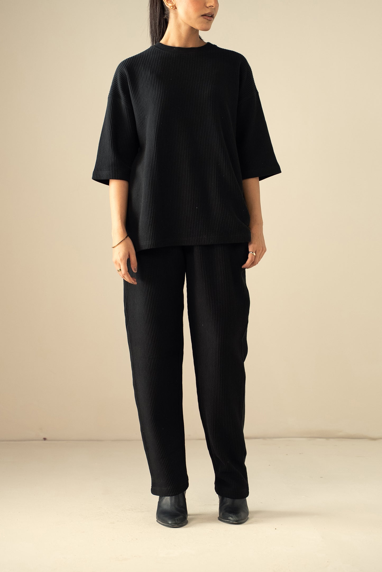 Ottoman Knit Textured Trouser (WRT-01)