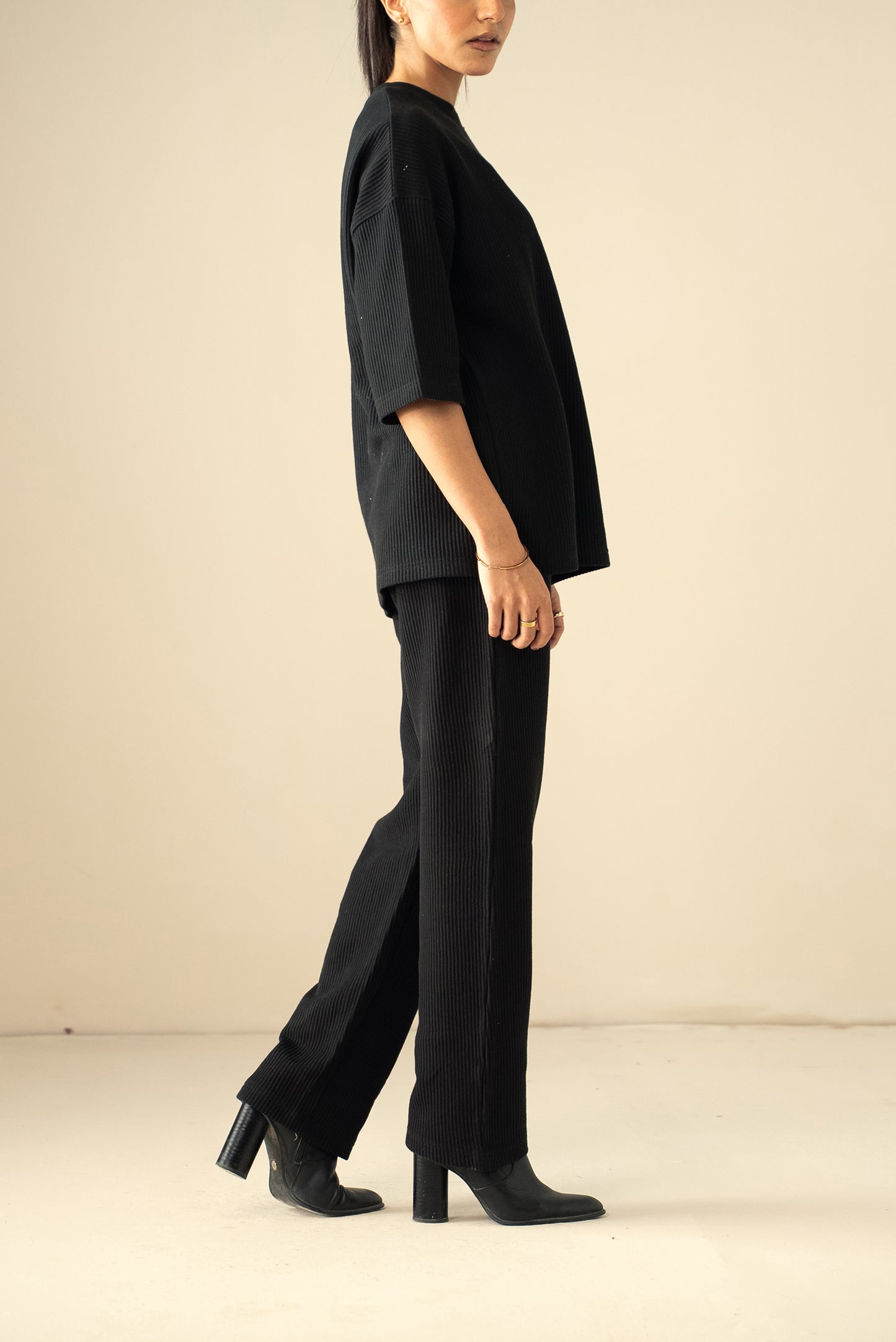 Ottoman Knit Textured T-Shirt (WTS-01)