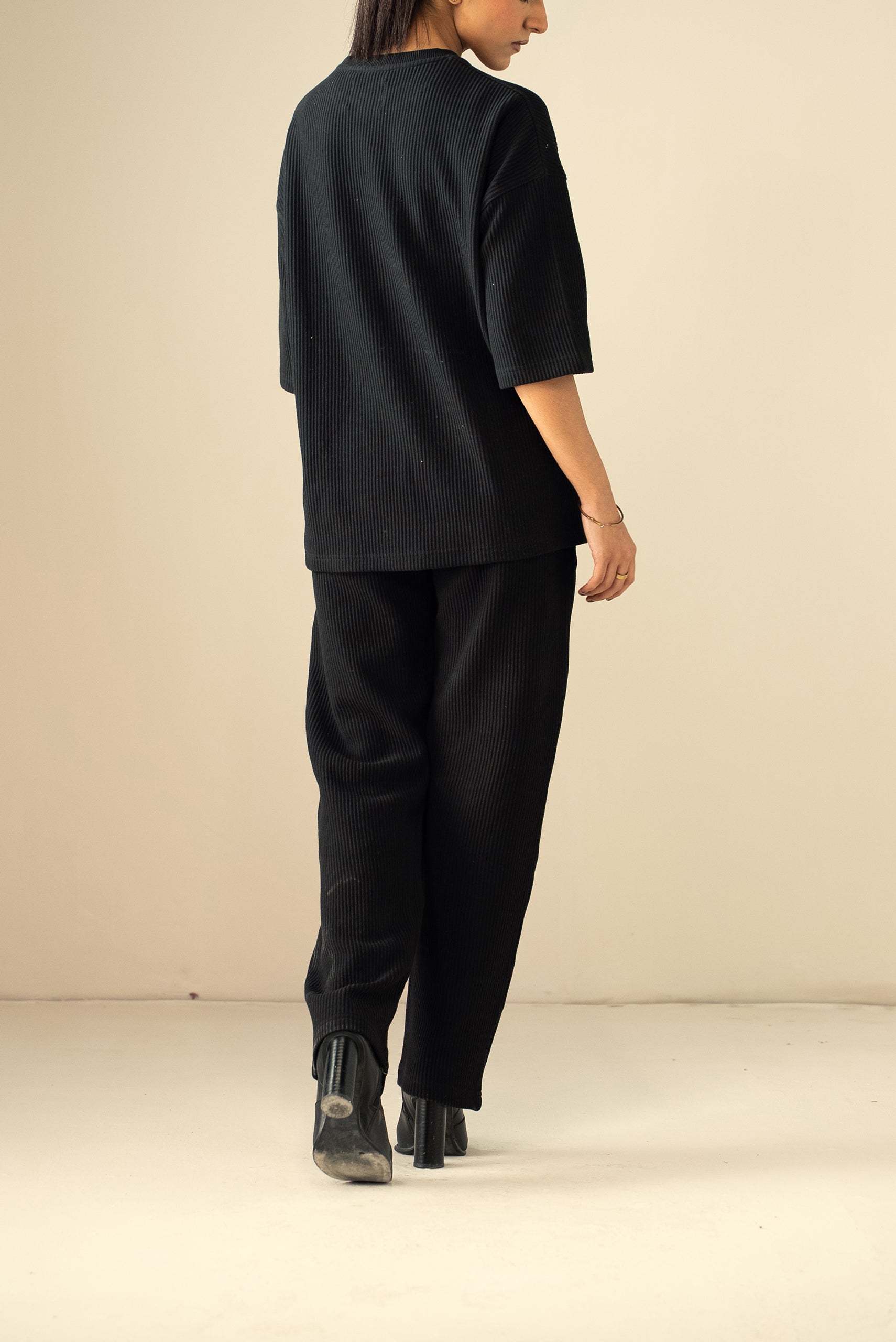 Ottoman Knit Textured T-Shirt (WTS-01)