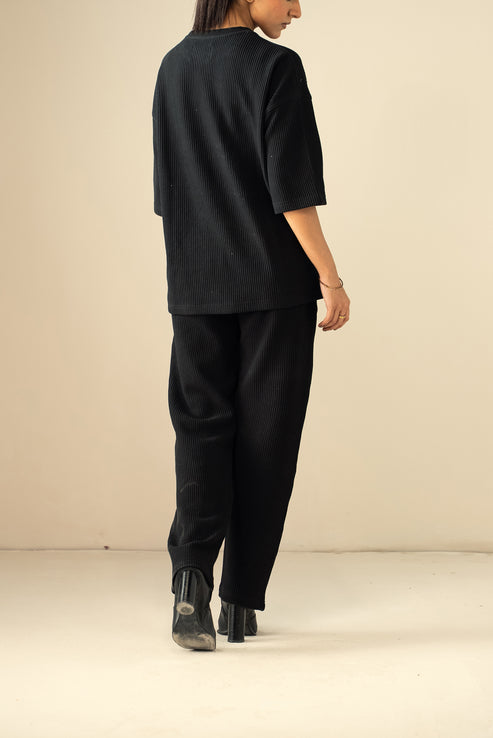 Ash black T Shirt for Women