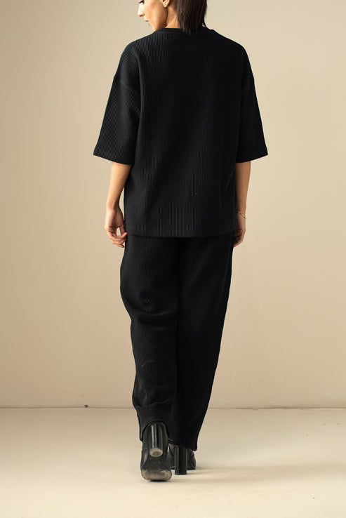 Ash black T Shirt for Women