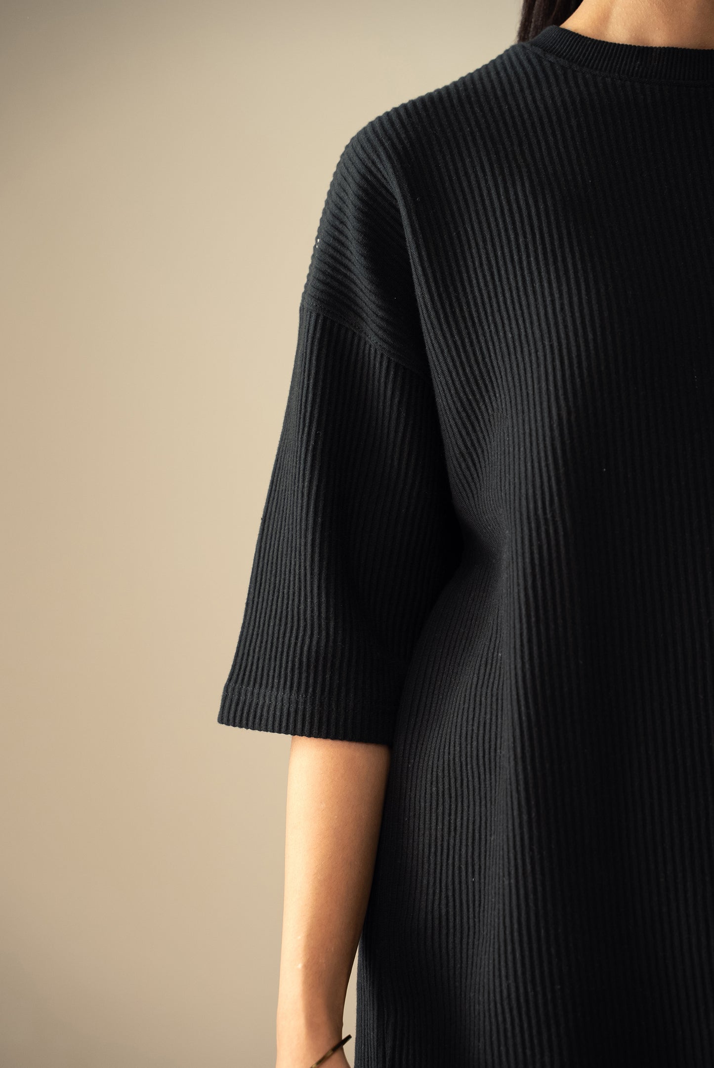 Ottoman Knit Textured T-Shirt (WTS-01)