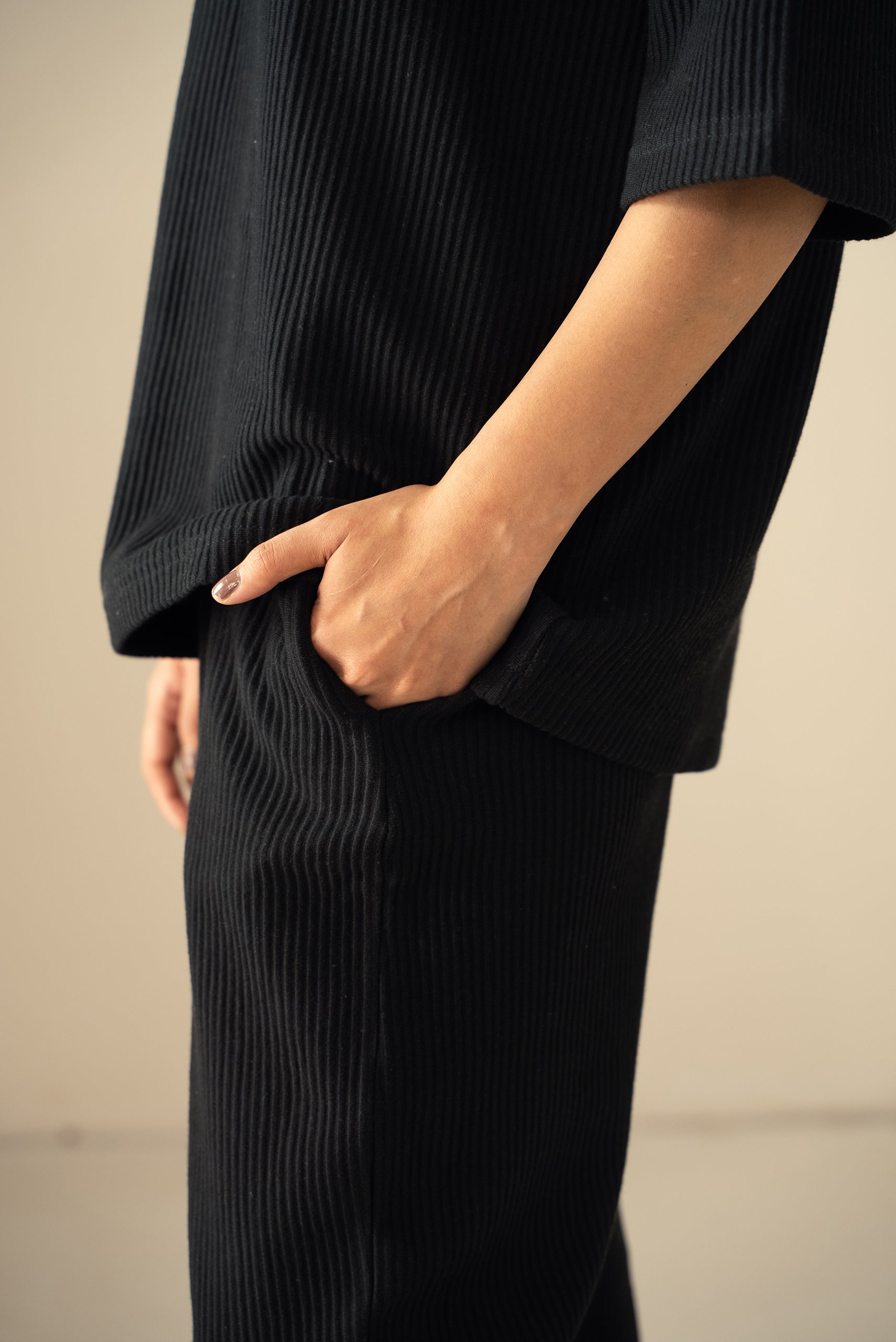 Ottoman Knit Textured T-Shirt (WTS-01)