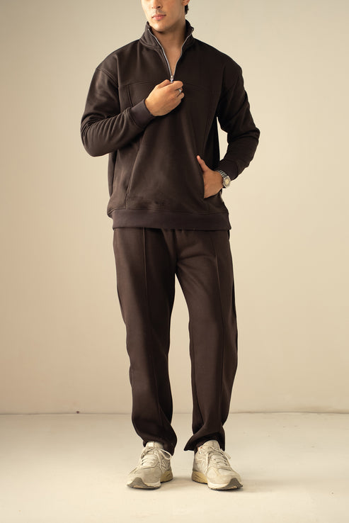 Chocolate brown Trousers for Men