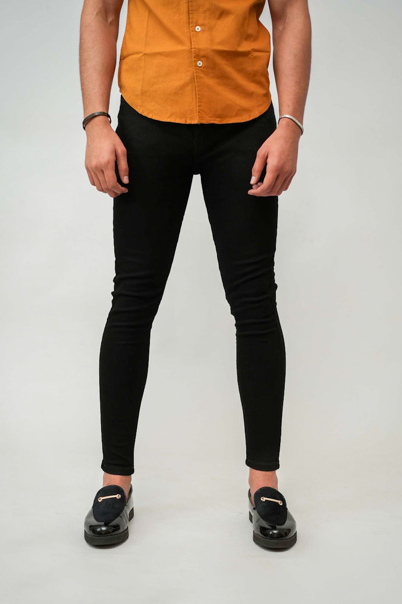 Jet Black Jeans - Muscle Fit