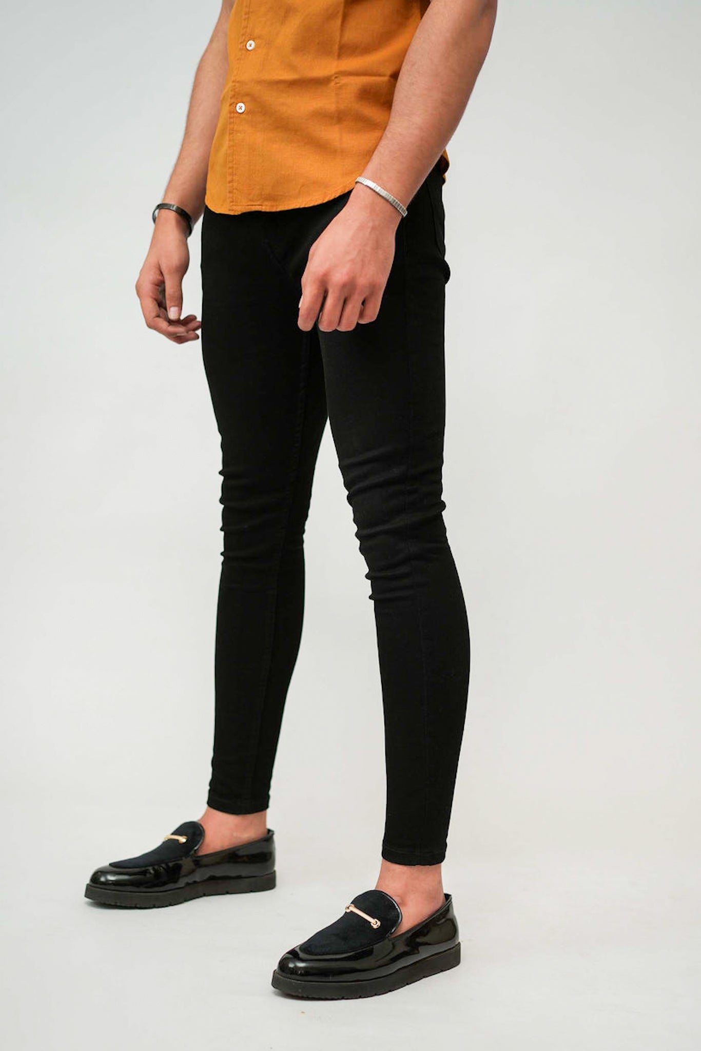 Jet Black Jeans - Muscle Fit