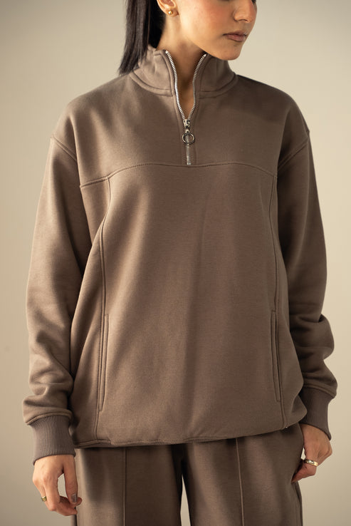 Coffee brown Sweatshirt for Unisex